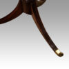 Antique mahogany twin pillar dining table leg