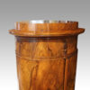 Antique walnut cylinder cabinet top