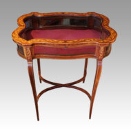 Edwardian inlaid bijouterie cabinet