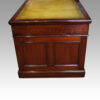 Edwardian mahogany pedestal desk end