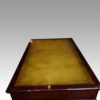 Edwardian mahogany pedestal desk leather