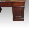 Edwardian mahogany pedestal desk panel door