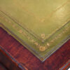 Edwardian mahogany pedestal desk tooling