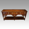 George III oak pot board dresser base
