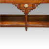 George III oak pot board dresser base centre leg