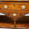 George III oak pot board dresser base drawer front