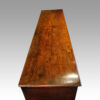 George III oak pot board dresser base top view