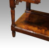 George III oak pot board dresser base turned leg