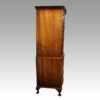 George V walnut chest on chest side detail