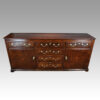 Georgian oak inlaid dresser base