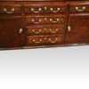Georgian oak inlaid dresser base front