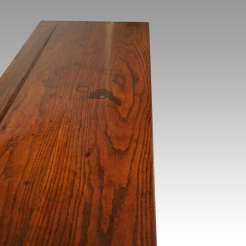 Georgian oak inlaid dresser base top