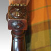 Pair of Victorian mahogany easy armchairs front arm