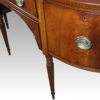 Regency mahogany sideboard drawer front detail