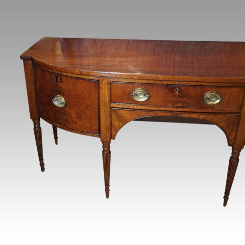 Regency mahogany sideboard end