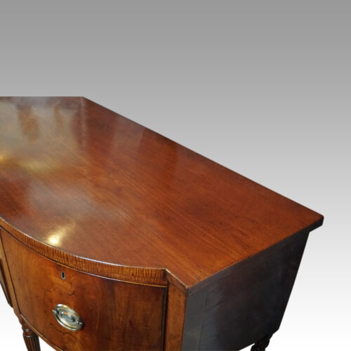 Regency mahogany sideboard end top side