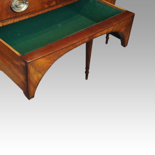 Regency mahogany sideboard napery drawer