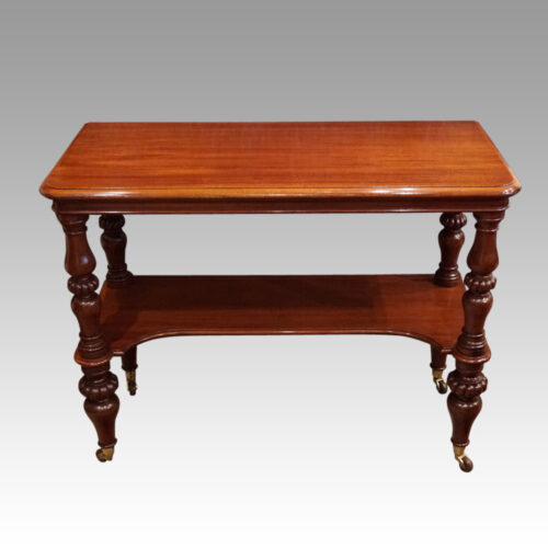 Victorian mahogany 2 tier dumb waiter