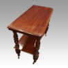Victorian mahogany 2 tier dumb waiter top