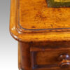 Victorian oak pedestal desk corner