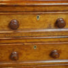 Victorian oak pedestal desk drawers