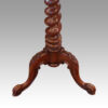 Victorian walnut wine table column