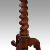 Victorian walnut wine table column
