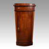 19thc. bow pillar cupboard