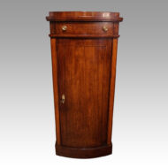 19thc. bow pillar cupboard