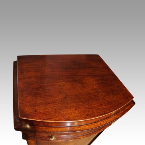 19thc. bow pillar cupboard top