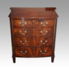 Chippendale style concave chest