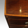 George III inlaid bow front chest banding
