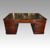 Large Victorian mahogany partners desk