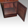Large Victorian mahogany partners desk door open