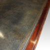 Large Victorian mahogany partners desk edge