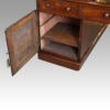 Large Victorian mahogany partners desk interior