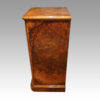 Pair of Victorian walnut bedside chests side