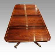 Regency rosewood sofa table top view