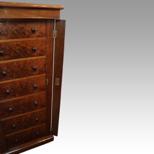 Victorian Wellington chest locking bar