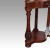 Victorian mahogany Queen dressing table front leg 1