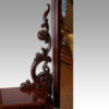 Victorian mahogany Queen dressing table mirror carved support