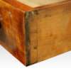 Victorian mahogany Wellington chest dovetails