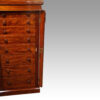 Victorian mahogany Wellington chest locking bar