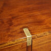 Victorian mahogany campaign chest edge strap