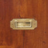 Victorian mahogany campaign chest flush carrying handle