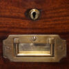 Victorian mahogany campaign chest handle front