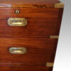 Victorian mahogany campaign chest top drawer