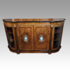 Victorian inlaid walnut credenza