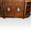 Victorian walnut credenza porcelain plaques distance
