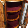 Victorian walnut credenza porcelain plaques interior